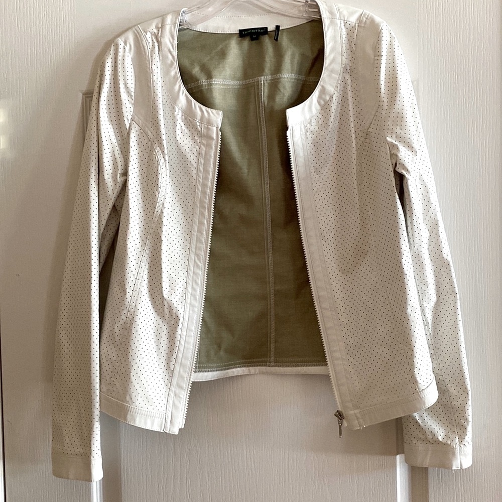 TRICOTTO faux leather jacket